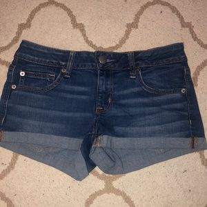 American Eagle Super Low Rise Shortie Shorts